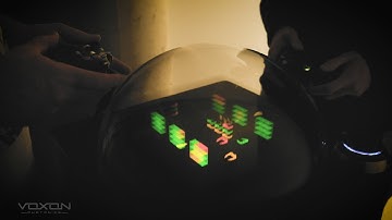 Space Out - A game made in Unity for the Voxon VX1 volumetric display