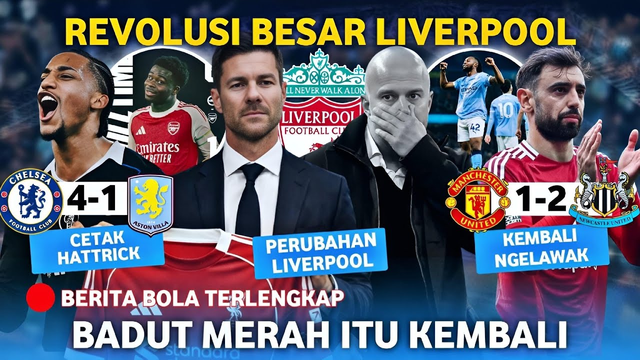Pecat Slot Ipul Gaet Xabi Alonso 🤩 Chelsea Ngamuk Sikat Villa 😎 MU Ngebadut Lagi 🤭