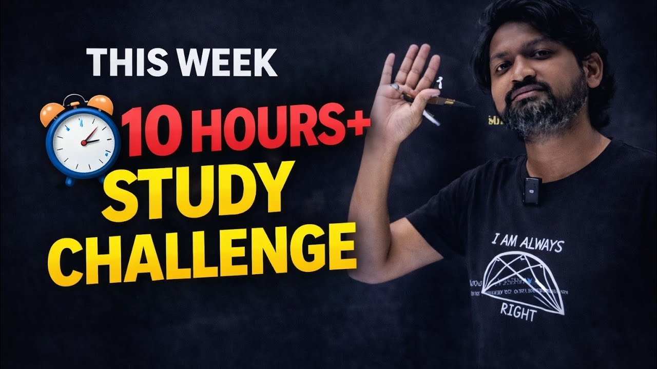 Full Week • 10 Hours Daily 📚 | MHT-CET 2026 - YouTube