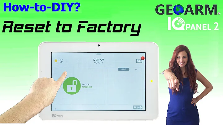 Qolsys IQ Panel 2 - How to Reset to Factory?