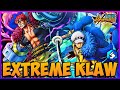 Maxed extreme klaw gameplay in roger meta  one piece bounty rush
