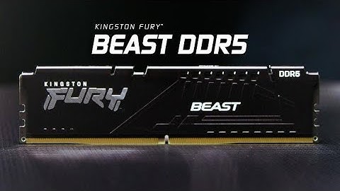 最大速度 5200MHz の DDR5 メモリ – Kingston FURY Beast DDR5