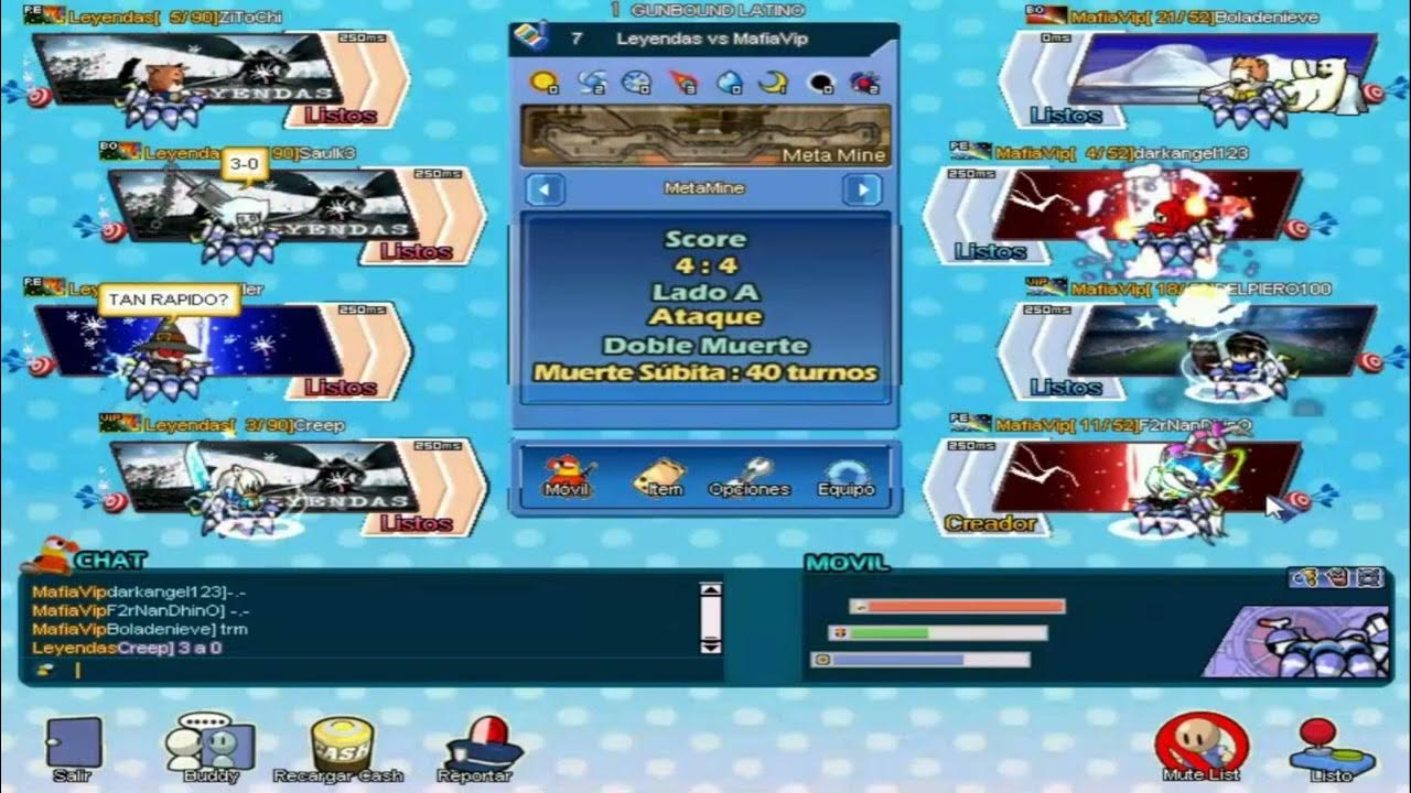 Leyendas Vs MafiaVip Torneo de Adukas en Gunbound Latino 2024 YouTube