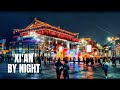 Xi'an China By Night / 西安中国徒步旅行