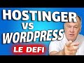 Crateur de site web hostinger vs wordpress et elementor gratuit