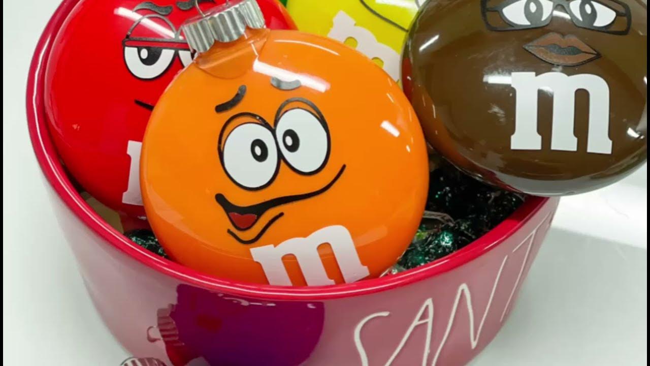 M&M Christmas Ornaments Tutorial & SVG YouTube