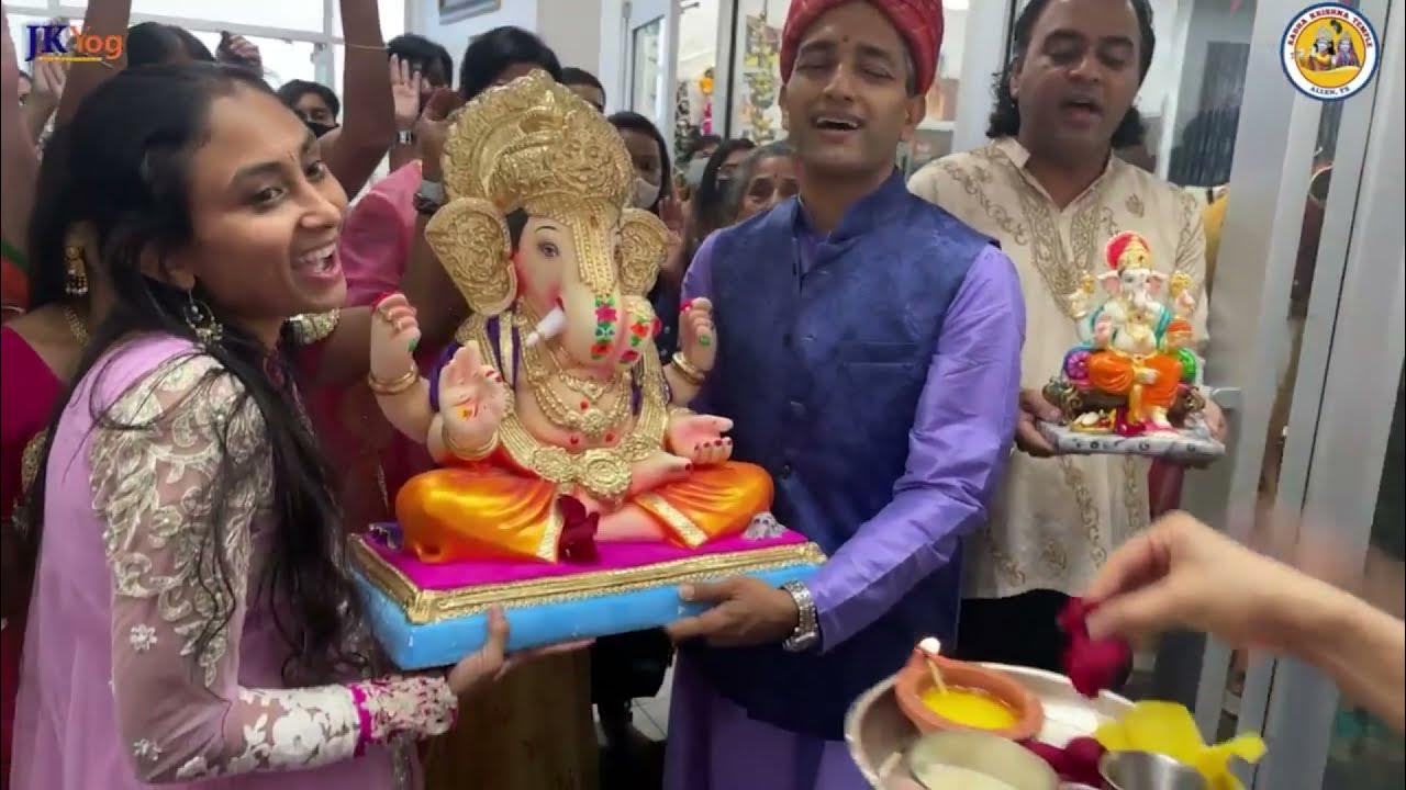 Watch Beautiful Glimpses of Ganesh Chaturthi Day1 Celebration at Radha
