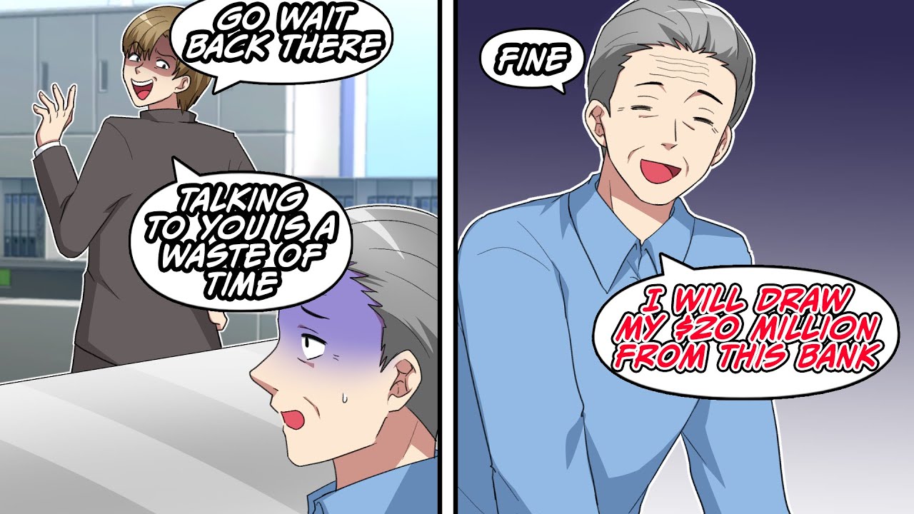 I was made to wait at the bank for 4 hours just because I'm an old useless citizen... [Gossip]