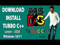 Install Turbo C++ on Windows 11 Easily