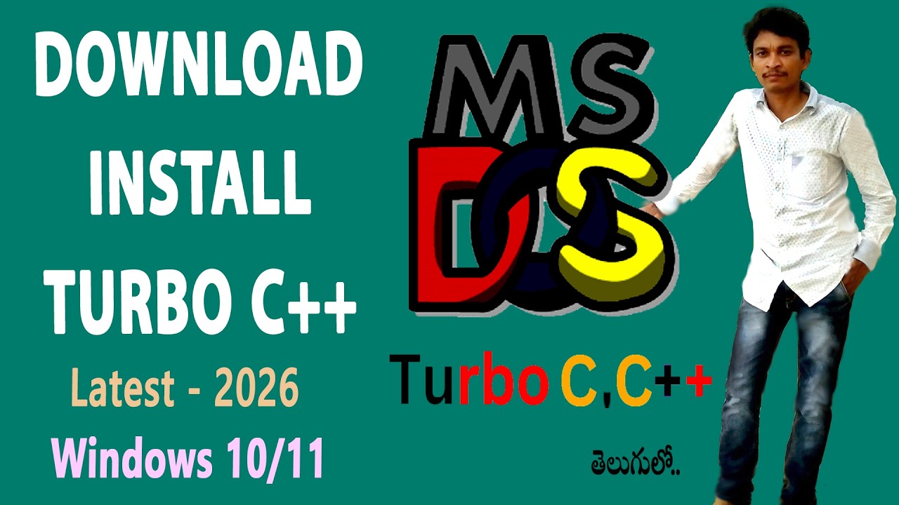 How to install Turbo C++ on Windows 11 - YouTube