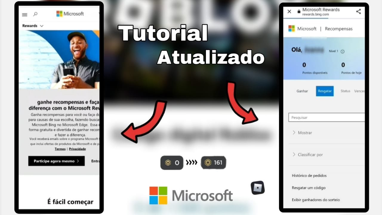 NOVA ATUALIZAÇÃO DA MICROSOFT REWARDS!! REMOVERAM OS 1000 ROBUX!! -  [POSSÍVEL EXPLICAÇÃO!!] 