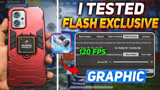 I Tried FLASH EXCLUSIVE Graphic Setting In New Pubg Flash | 120 Fps Test | BGMI Lite Gameplay screenshot 3