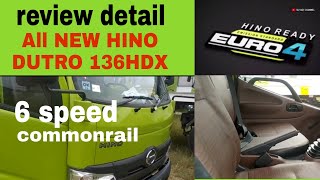 Review All new hino dutro 136 hdx  commonrail euro4