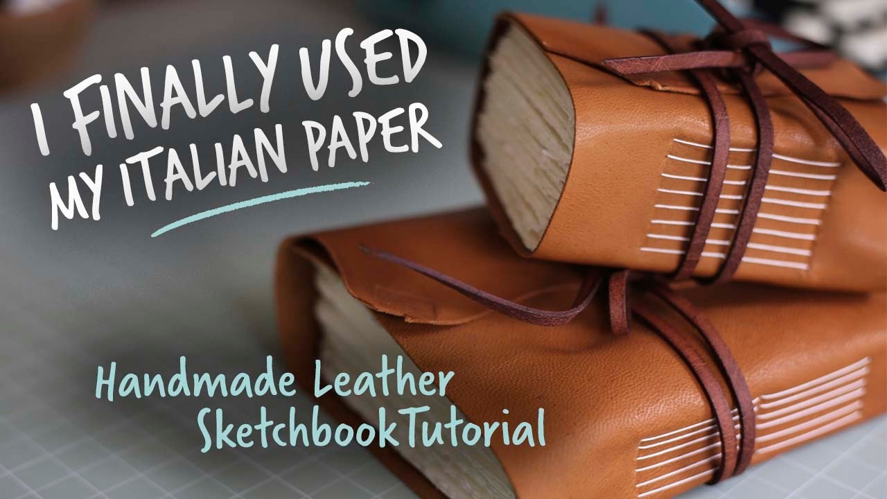 How I Make My Handmade Sketchbooks (Easy Artist Bookbinding)