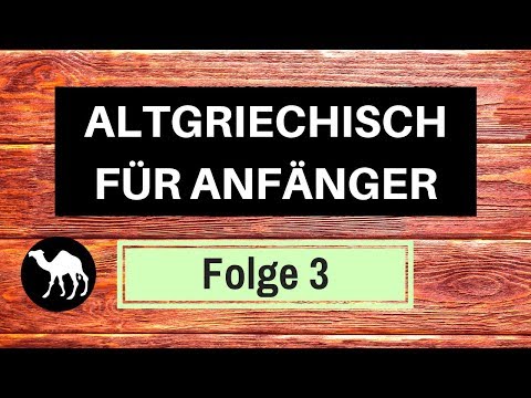 Altgriechisch lernen für