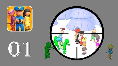 Infector Sniper 3D - Gameplay 01 - Level 1-15