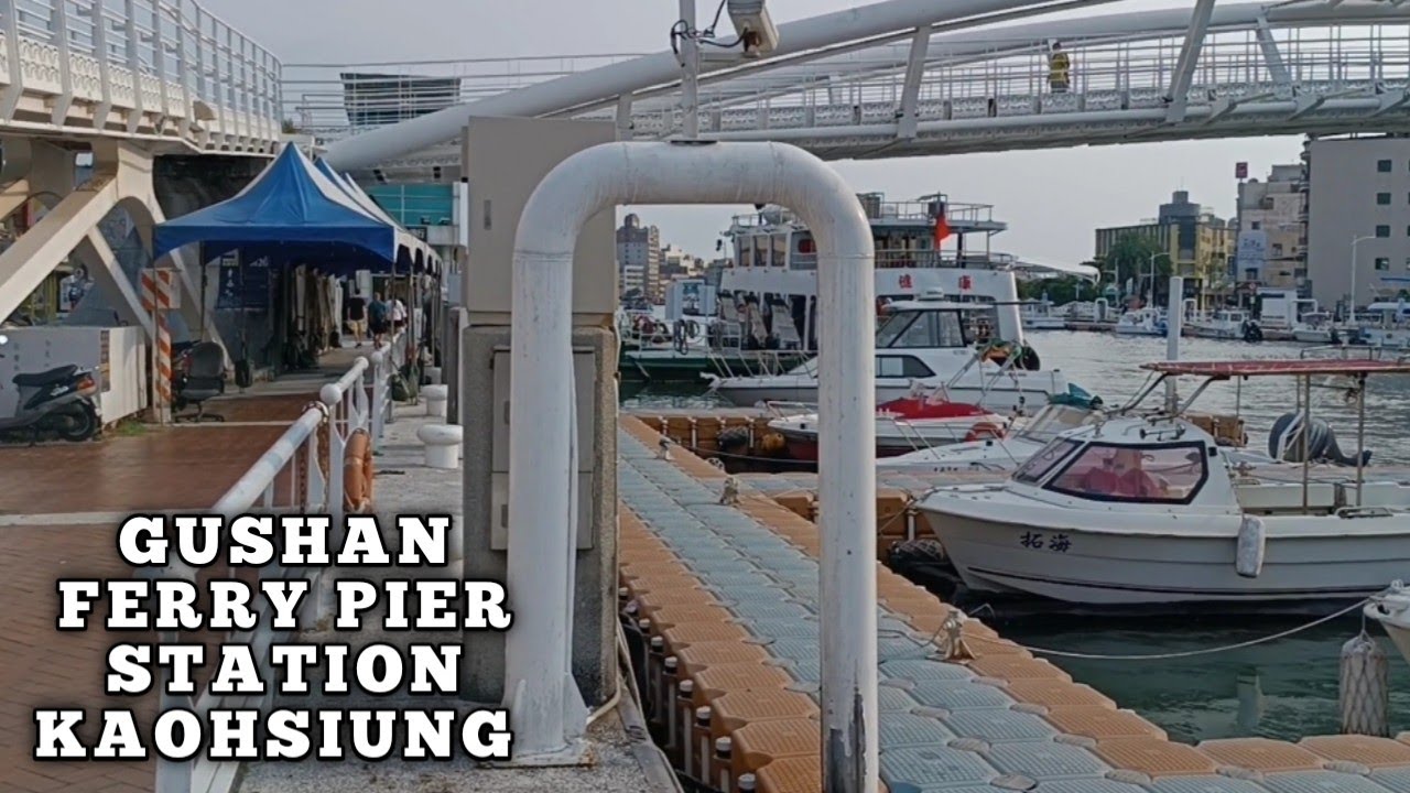WALK IN || Gushan Ferry pier Station To Cijin Beach KAOSHIUNG TAIWAN
