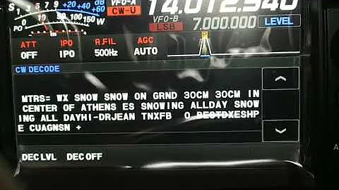 Yaesu FTdx-10 - CW Decoder - IW2NOY