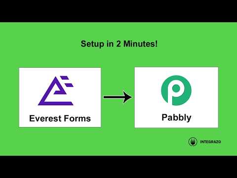 Everest Forms to Pabbly Integration in WordPress (Free Plugin) | Integrazo Automator