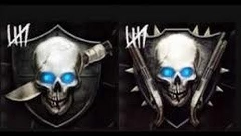 Knife with the skull in BlackOps 2 ranking system