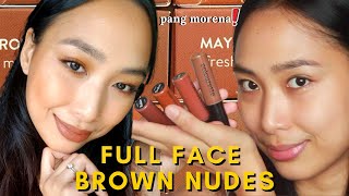 Full Face Colourette Nude Brown Colourtints for Pinays; Easy Morena Makeup