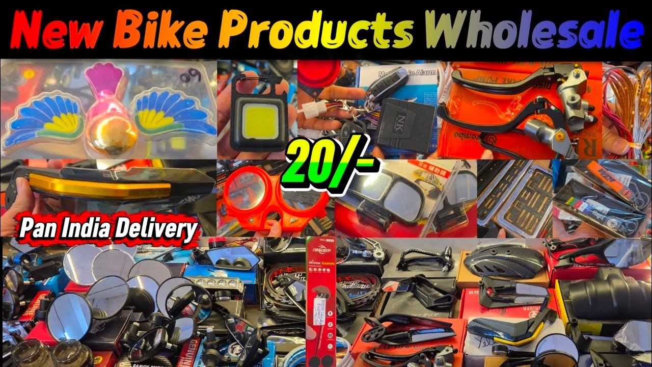 New Bike Products Wholesale ₹20/- Mirrors,Mods Accessories,Intercom #bikeaccessorieswholesale