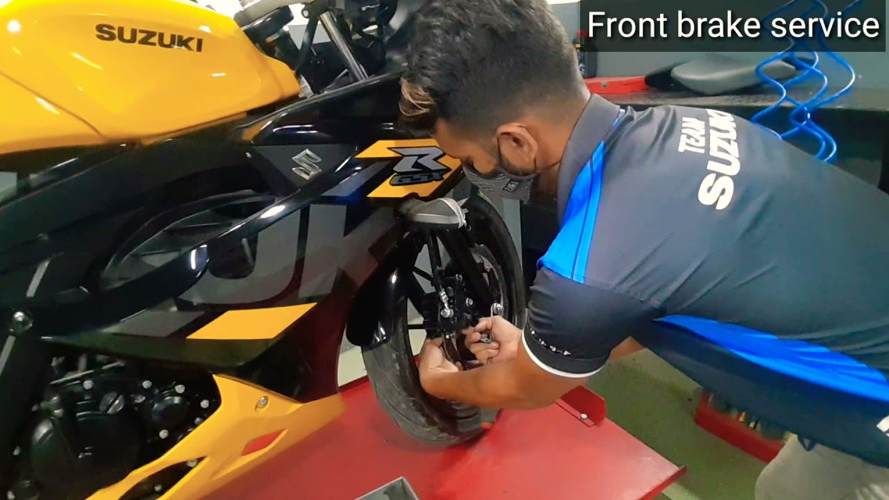 GSXR_150 brake service & ABS sensor cleaning🛠️ Suzuki_GSX_R_150 YouTube
