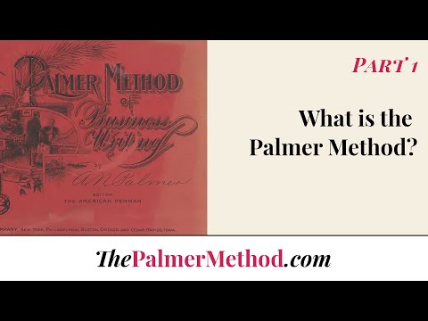 Palmer Method Intro Series - Part 1: What is the Palmer Method?