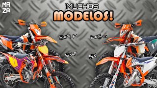 SX-F / SX / EXC-F / ¿QUE SIGNIFICAN ESTAS LETRAS EN LOS MODELOS DE KTM?