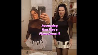 Recreated Fran Fines Iconic Piano Dress From The Nanny