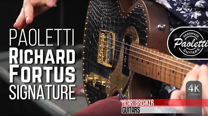 Paoletti Richard Fortus Signature with Black Leather