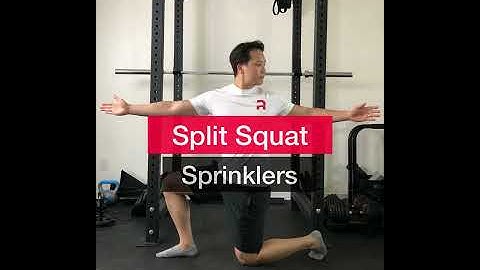 Split Squat Sprinklers - Thoracic Mobility