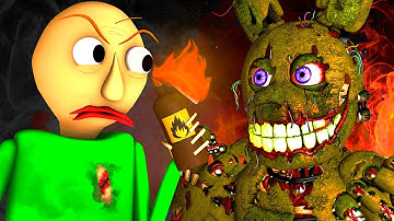 Baldi vs FNAF 5: Springtrap Final (Five Nights At Freddy