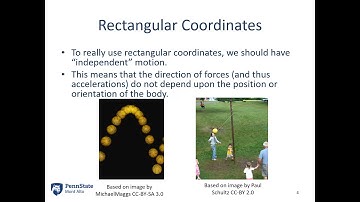 8.3 Two Dimensional Motion with Rectangular Coordinates - Video Lecture - JPM