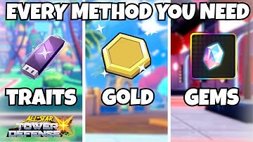 Every Method You Need in ASTDX! (Farm Gems, Gold, Trait Rerolls & More!)