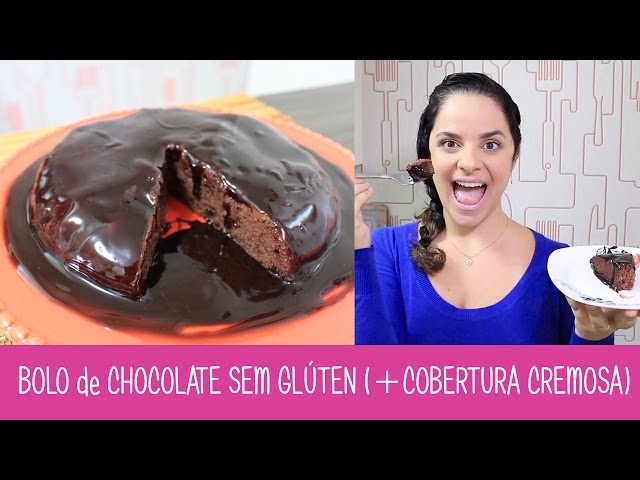 Bolo de Chocolate, Sem ovo, sem glúten e sem lactose