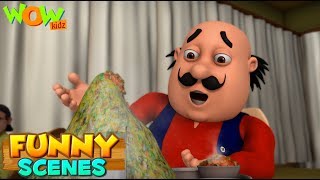 best scenes of motu patlu funny cartoons in hindi wow kidz compilation 14