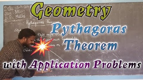 TN 8th Maths|Geometry|Pythagoras Theorem|with Problems|in telugu