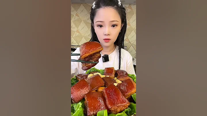 ASMR Pork Belly Slice Challenge #mukbang #pork