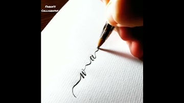 Beautiful Calligraphy#short