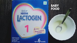 Lactogen up to 6 months // baby milk #babyfood #milk