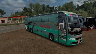 Diwakar Travels Speed Diving In Ghat Roads || Skins Garage Ets2