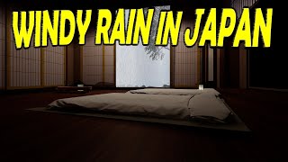 🎧 Sleep with Windy RainStorm in JAPAN | Ambient Noise for Relaxing, Sleeping, Insomnia, @ Ultizzz