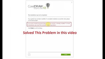 Corel Draw Installation Error fix in urdu  | You cannot install this product | Corel draw error