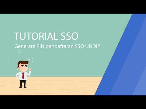 Tutorial SSO: Generate PIN pendaftaran SSO UNDIP