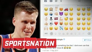 Do You Believe Kristaps Porzingis’ Twitter Was Hacked? | SportsNation | ESPN