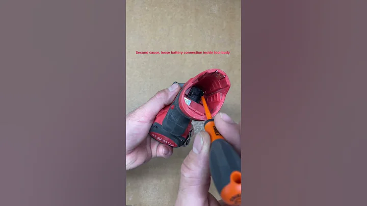 How to fix Milwaukee M12 battery indicator blinking tool not working @deandohertygreaser