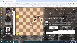 Hikaru Nakamura 2794 ; Praggnanandhaa 2747.Norway Chess 2024.