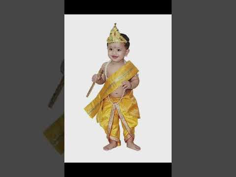 janmashtami little Krishna baby photo shoot ideas,