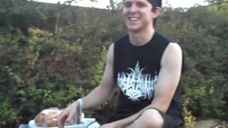 Road side grilling with Toxic Holocaust